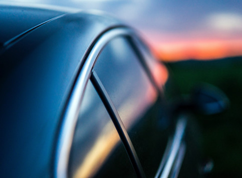 Car sundown