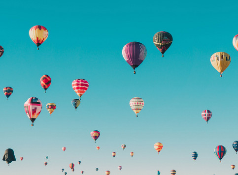 Hot air balloons