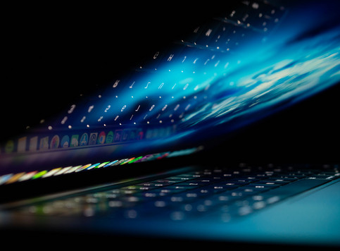 Open laptop