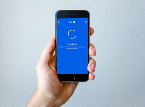 MitID smartphone