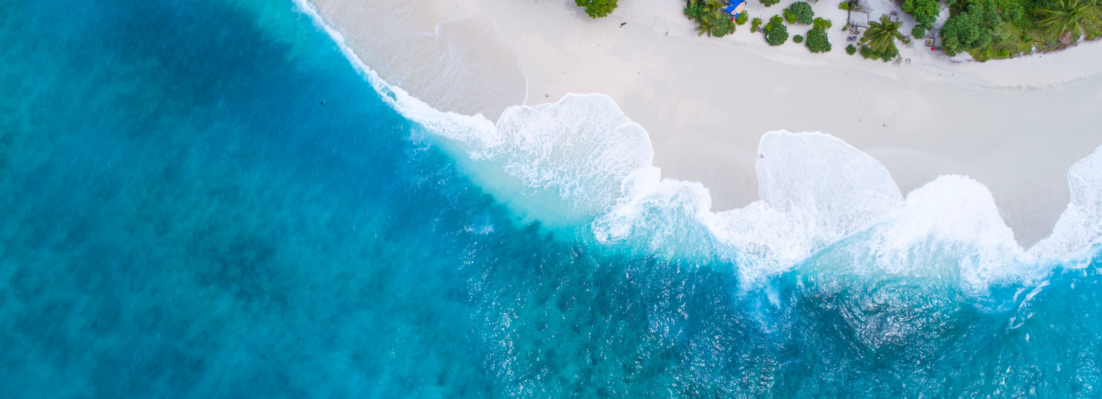 Beach aerial view