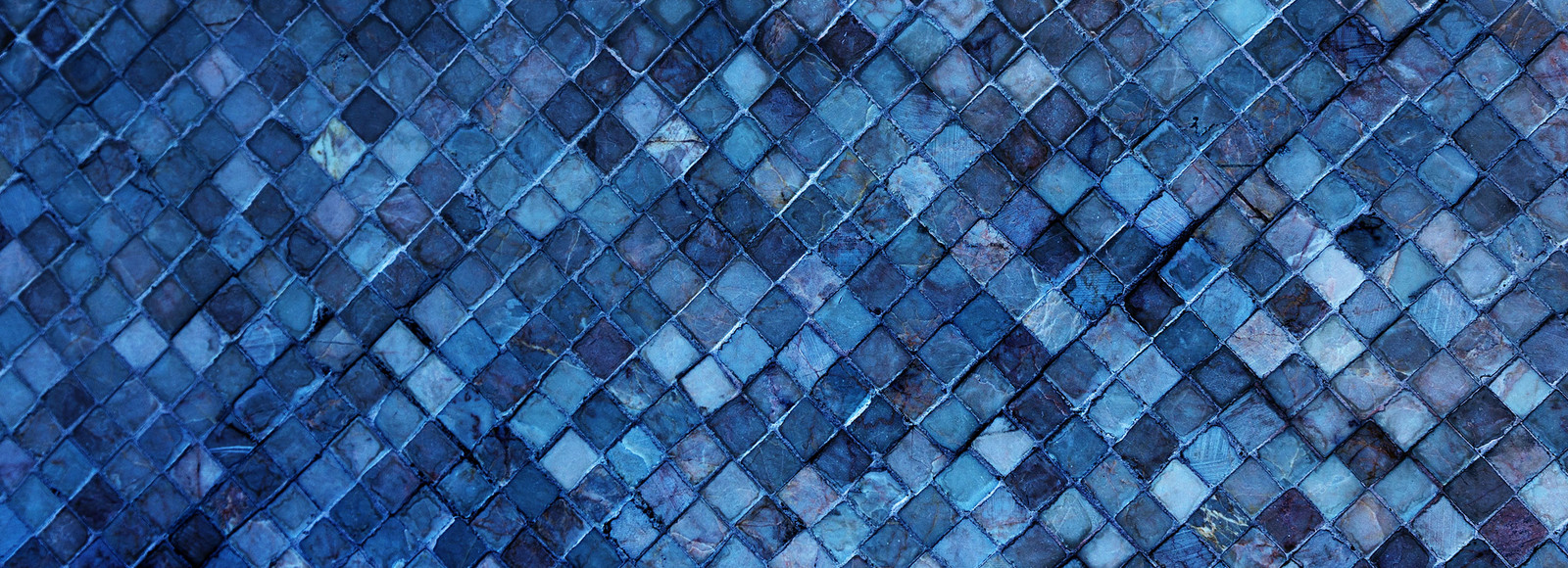 Dark blue mosaik