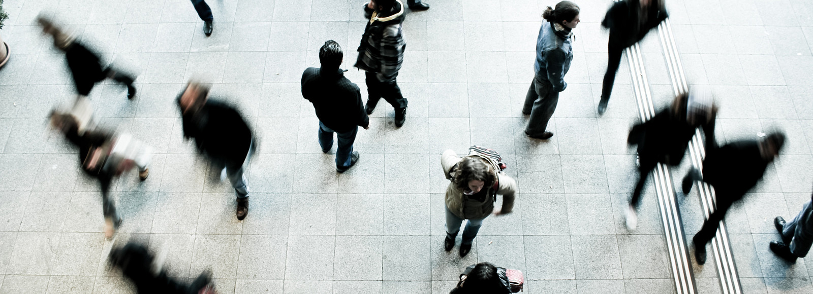 People walking