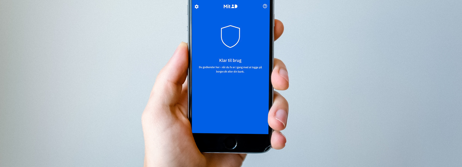 MitID smartphone